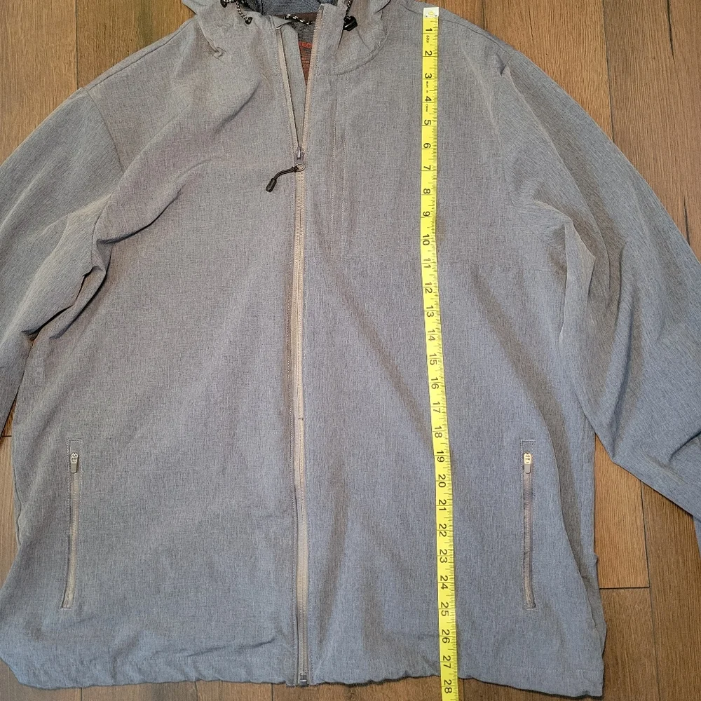 Swiss Tech Performance Gear Men's Softshell‎ Full Zip Jacket w/ Hood Size Large